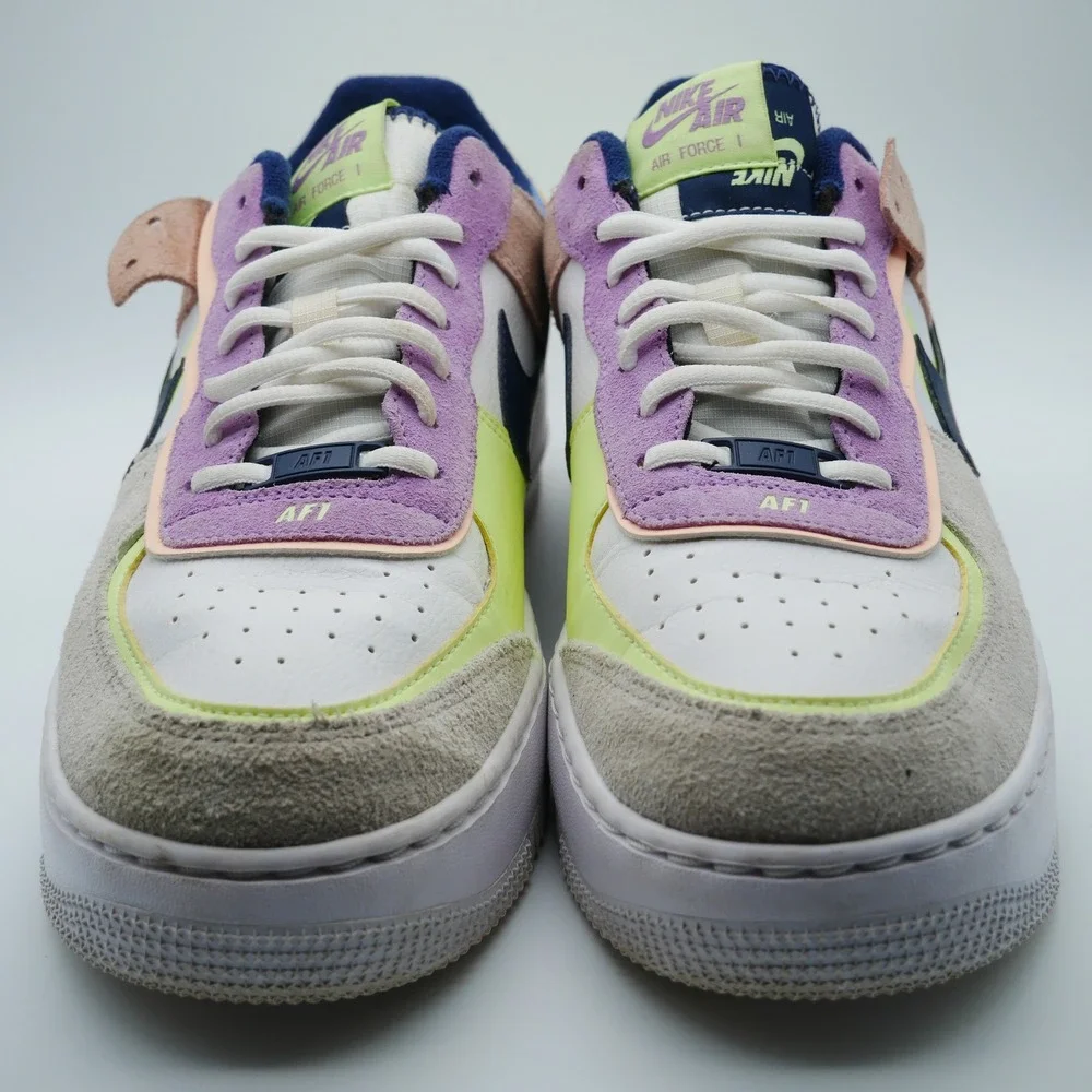 Nike Air Force 1 Shadow Spruce Aura White Pistachio Sneaker 10.5 Women CW2630-14